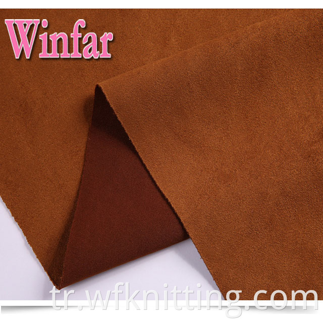 Polyester Suede Spandex Fabric